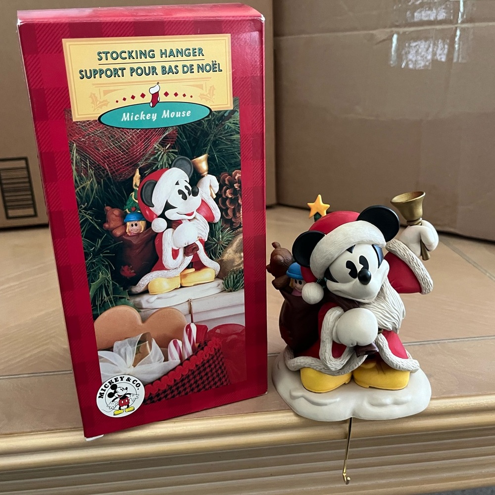 Hallmark Mickey Mouse stocking hanger